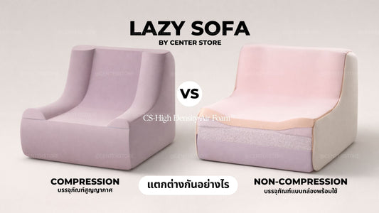 LAZY SOFA เลือกแบบไหนดี?